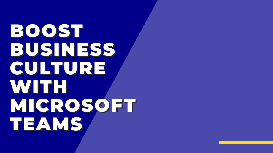 Business Culture Microsoft Teams